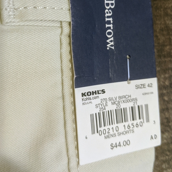 NWT Croft&Barrow easy care flat-front shorts sz 42 - Picture 3 of 6